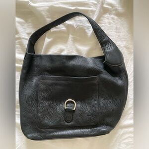dooney bourke genuine leather black handbags